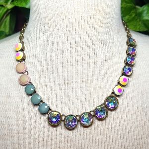 Brulee Style Stone Necklace